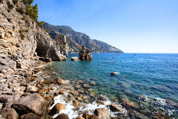 Hotel Le Agavi Positano   Private Beach Remmese 03a