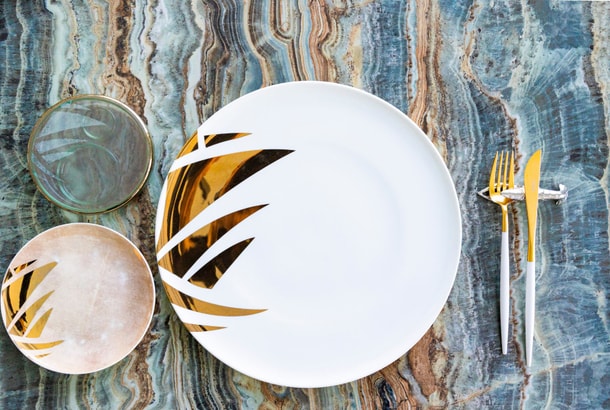 Serra Leagavi Positano Table Setup